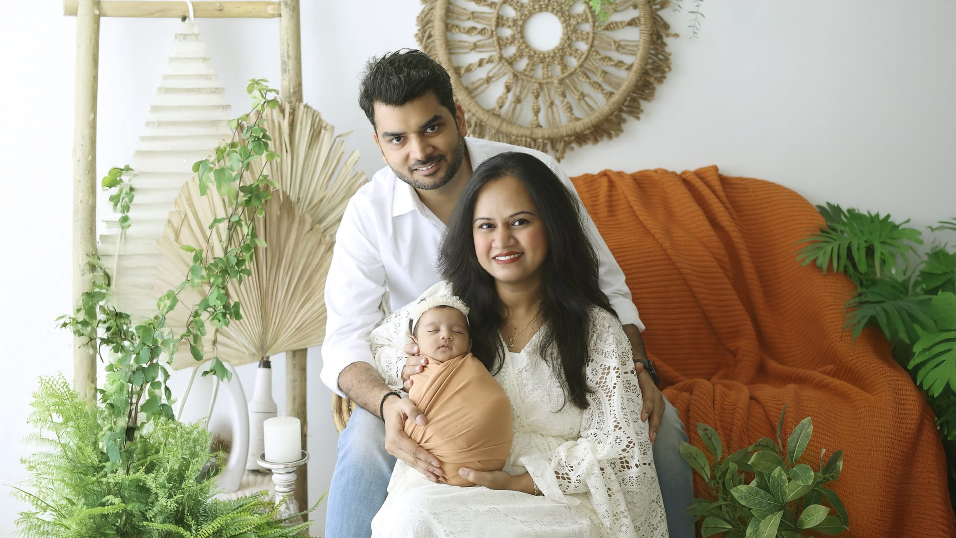 Newborn baby photography session