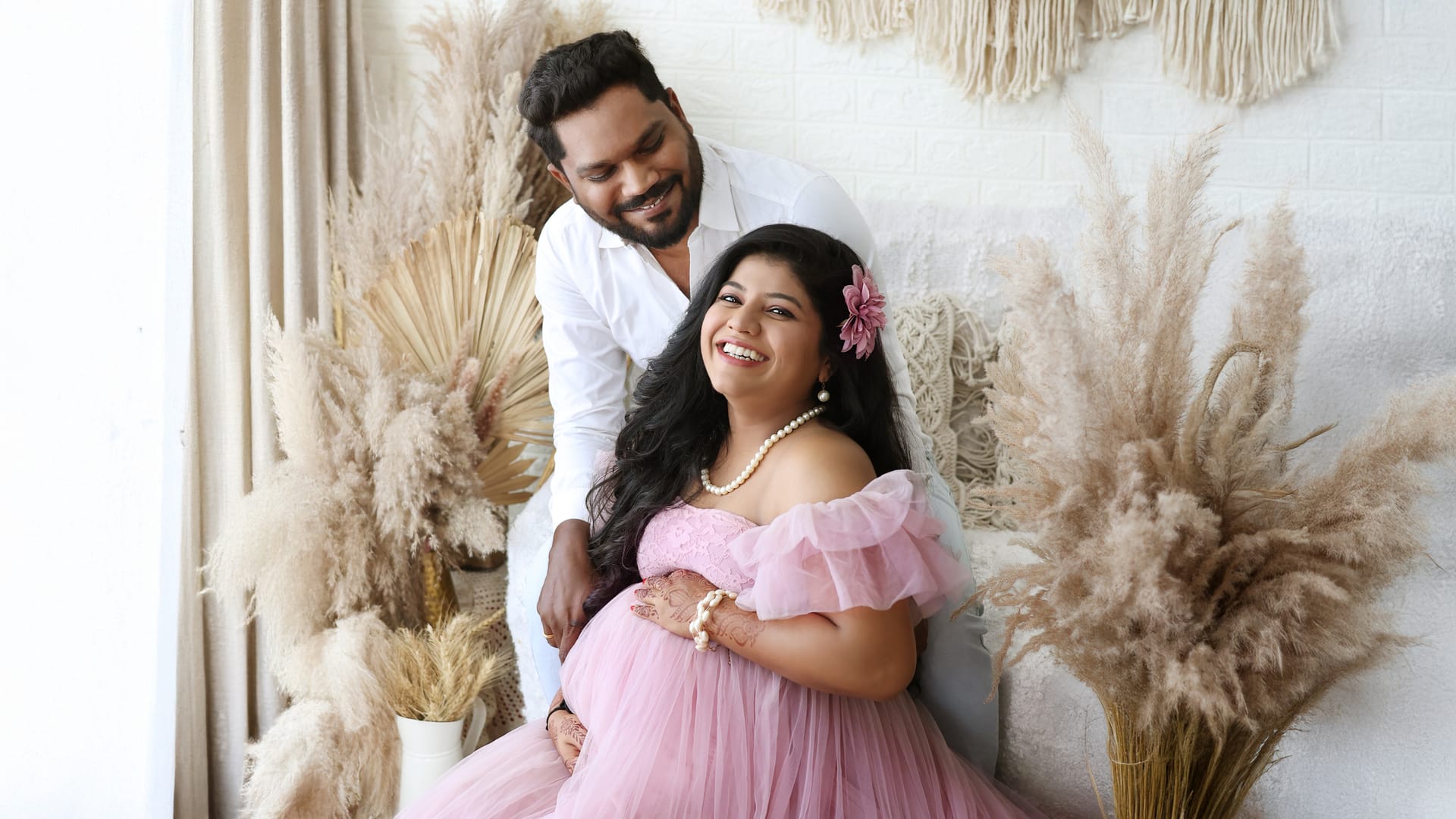 Maternity gown portrait session