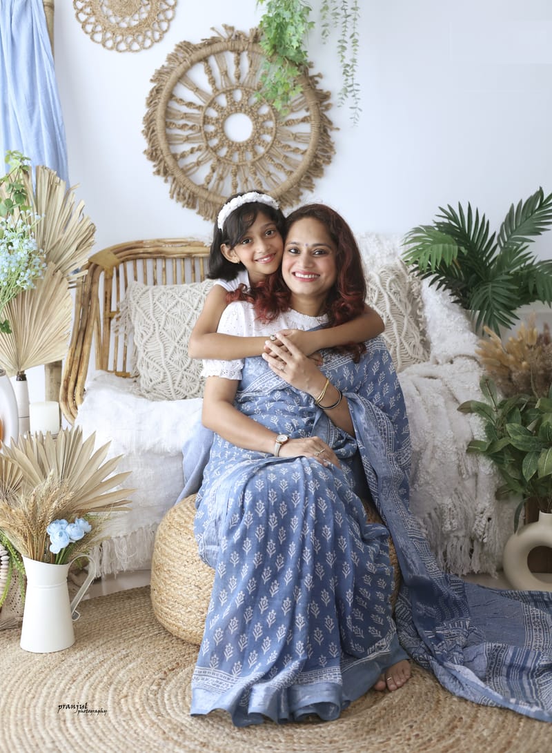 Child enjoying a fun-themed photography session