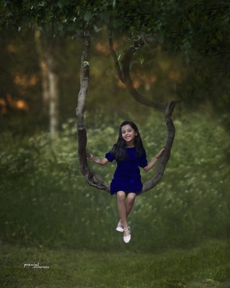 Kids photography session with a storybook theme